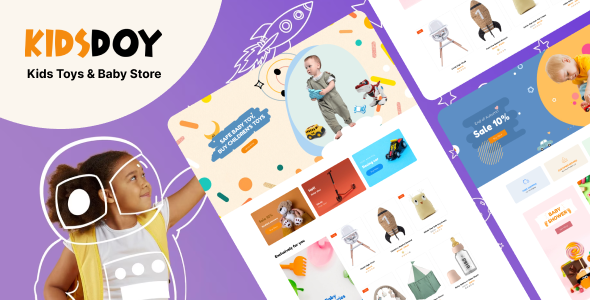Kidsdoy – Baby Shop and Children Store WordPress