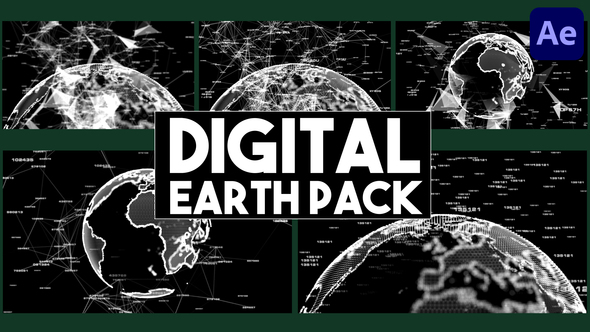 Digital Earth Pack for After Effects alt