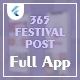 365Festival Poster : Business Marketing Poster Maker App - Flutter 3.0 - CodeCanyon Item for Sale