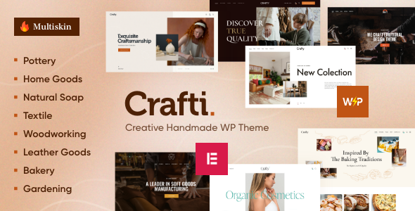 Crafti - Creative Handmade WordPress Theme v1.3.0