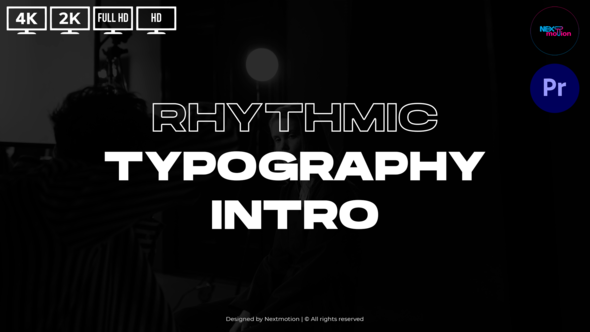 Rhythmic Typography Intro | MOGRT