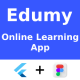 Online Learning Mobile App | UI Kit | Flutter | Figma FREE | Edumy - CodeCanyon Item for Sale