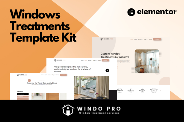 Windo - Window Treatments Template Kit