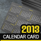 2013 Calendar Business - Personal Cartvisit - GraphicRiver Item for Sale