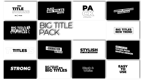 Big Titles 2.0 | FCPX & Apple Motion alt