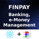 FinPay App ANDROID + IOS + FIGMA (FREE) | UI Kit | React Native | Banking, E-Money Management - CodeCanyon Item for Sale