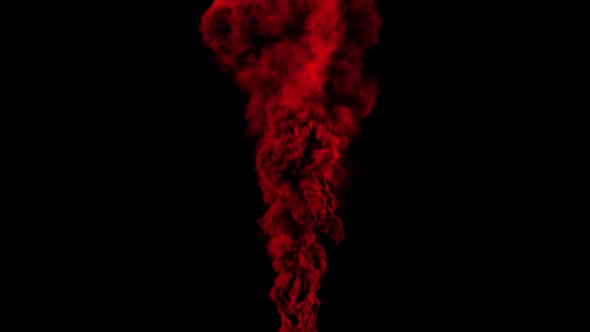 Colorful Red Smoke