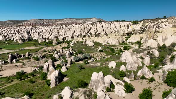 The best landscapes of Cappadocia aerial view 4 K