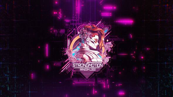 Shockwave Cyber Logo Animation