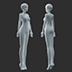 Stylized Girl 2 Basemesh - 3DOcean Item for Sale