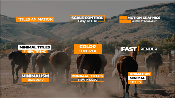 Minimal Titles | FCPX & Apple Motion alt