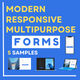 Modern Multipurpose Forms - Responsive Login, Register, and Contact HTML CSS Forms - CodeCanyon Item for Sale