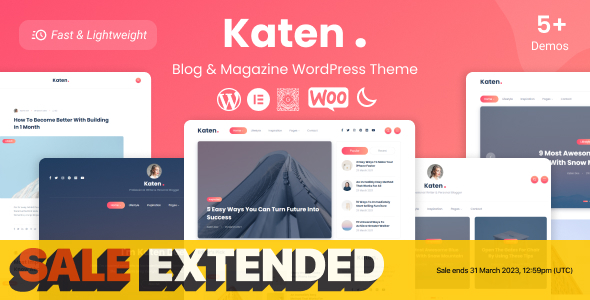 Katen - Blog & Magazine WordPress Theme