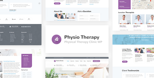 Physio – Physical Therapy & Medical Clinic WP Theme