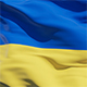 Fluttering in the wind the National flag of the country of Ukraine - VideoHive Item for Sale