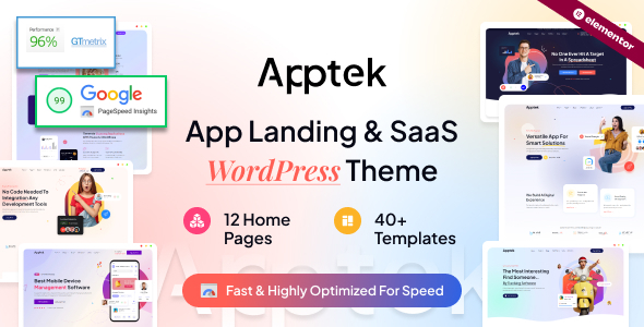 Apptek – App & SaaS Theme