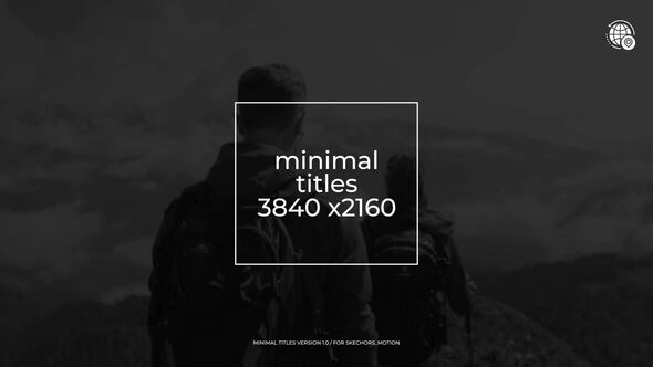 Minimal Titles | After Effects