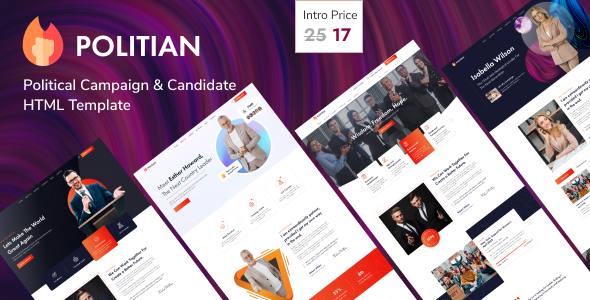 Politian - Political Campaign HTML5 Template