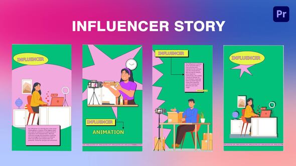 Influencer Instagram Story Premiere Pro Template