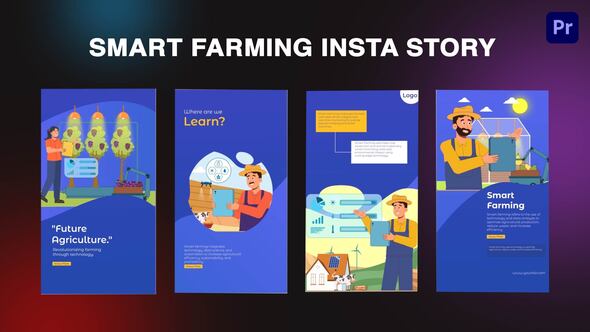 Hitech Smart Farming Instagram Story Premiere Pro Template