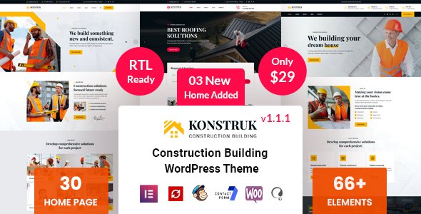 Konstruk – Construction WordPress Theme