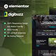 DigiBuzz - Dark Digital Agency Elementor Template Kit - ThemeForest Item for Sale