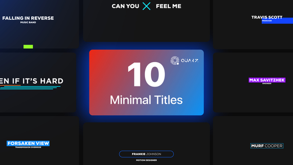 Minimal Titles Vol. 03 alt