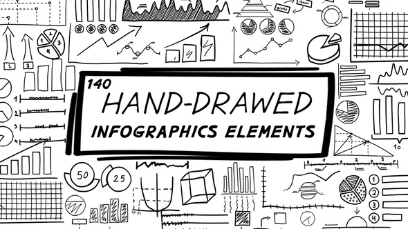 Hand-Drawed Infographics Pack