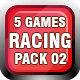 Racing Games Collection 02 (Construct 3 | C3P | HTML5) 5 Games - CodeCanyon Item for Sale