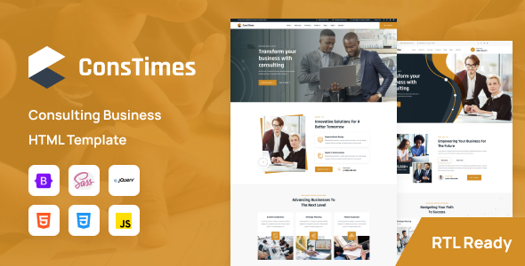 ConsTimes - Consulting Business HTML5 Template