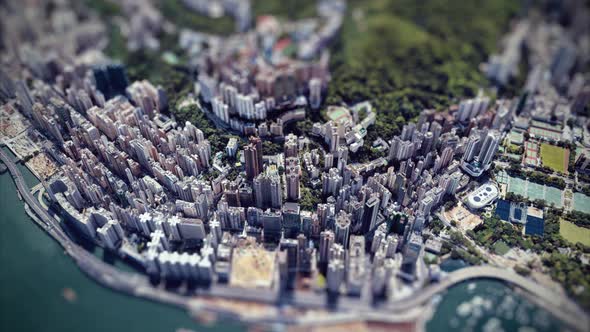 Aerial View to Hong Kong