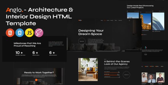 Anglo - Architecture & Interior Design HTML Template