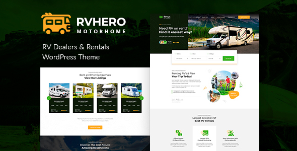 Rvhero - RV rental HTML Template