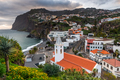 Cityscape of Camara de Lobos, architecture of the seaside town in Madeira island, Portugal - PhotoDune Item for Sale