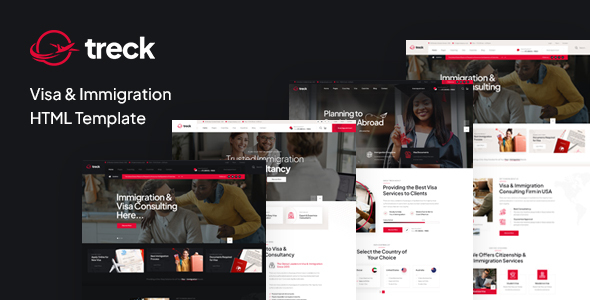 Treck - Immigration and Visa Consulting HTML Template