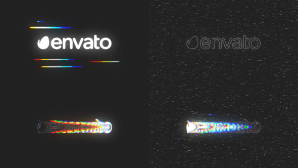 Glitch Logo Reveal alt