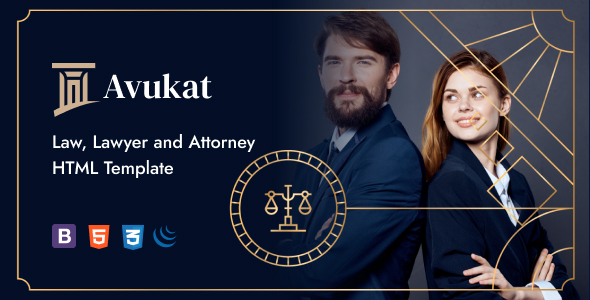 Avukat – Lawyer and Attorney HTML Template