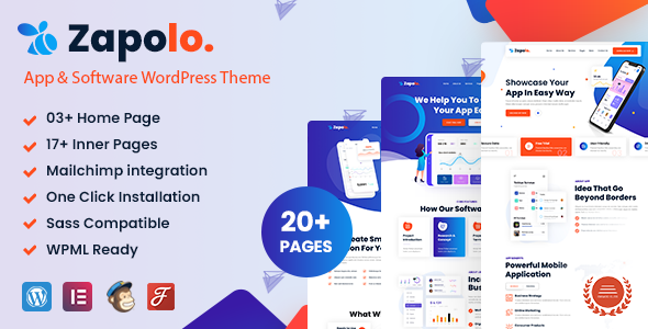Zapolo | Creative Agency WordPress Theme