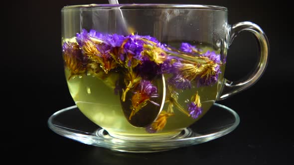 Tea from Myosotis flowers.