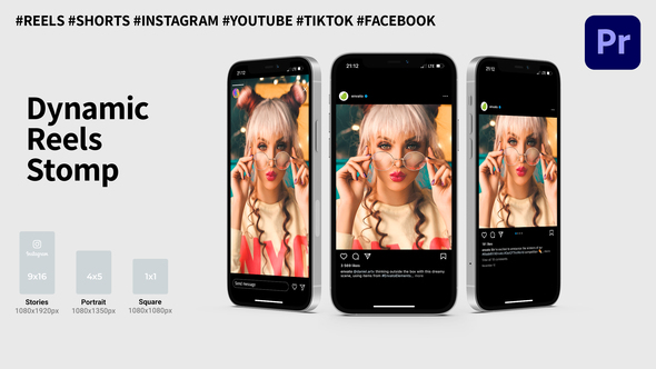Dynamic Reels Stomp | Reels / Shorts / Tik Tok | Premiere Pro