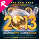 Happy New Year Flyer Template - GraphicRiver Item for Sale