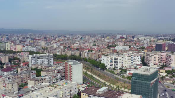 Aerial View Tirana Albania