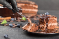 Cake decoration. Chocolate glaze. Frosting decoration - PhotoDune Item for Sale