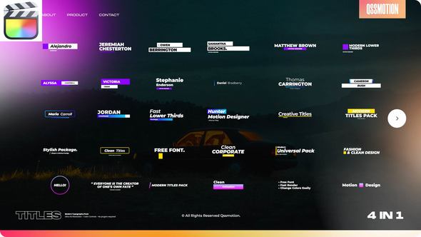 Titles Bundle 1.0 For FCPX alt