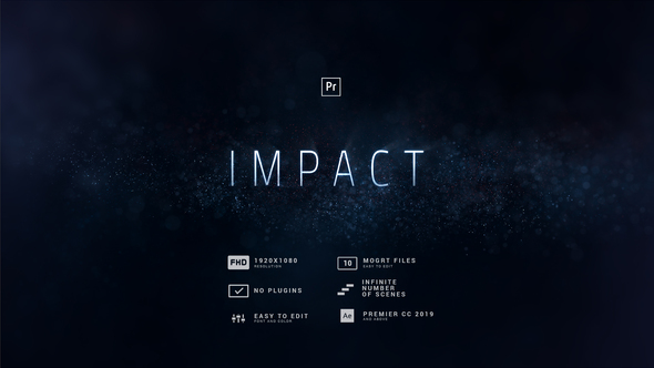 Impact Glitter Particles Titles