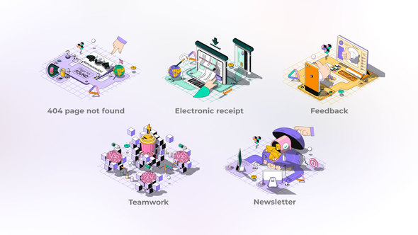 Feedback - Isometric Illustration