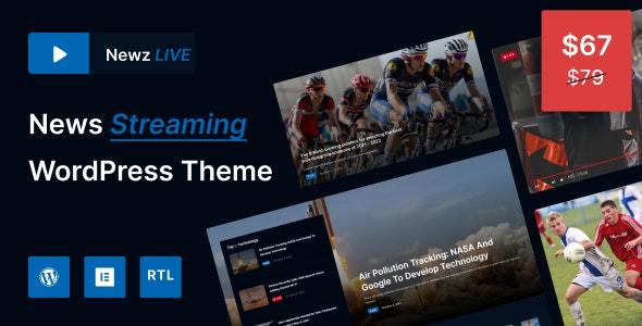 Newz LIVE - News & Media Streaming WordPress Theme
