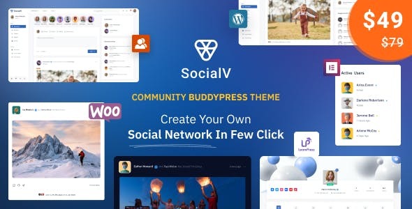 SocialV – Social Network and Community BuddyPress Theme