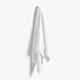 White Big Towel Hanging on Hook - hang bath spa sheet - 3DOcean Item for Sale