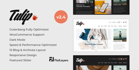 Tulip – Responsive WordPress Blog Theme